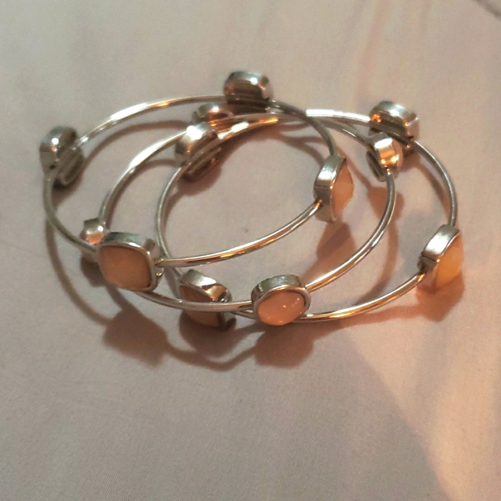 Set of Three Bangle Bracelets